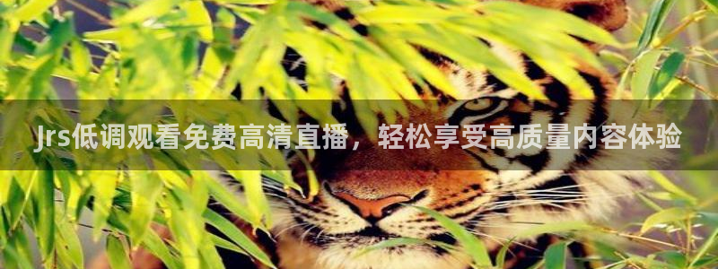 松鼠官方网站：Jrs低调观看免费高清直播，轻松享受高质量内容体验